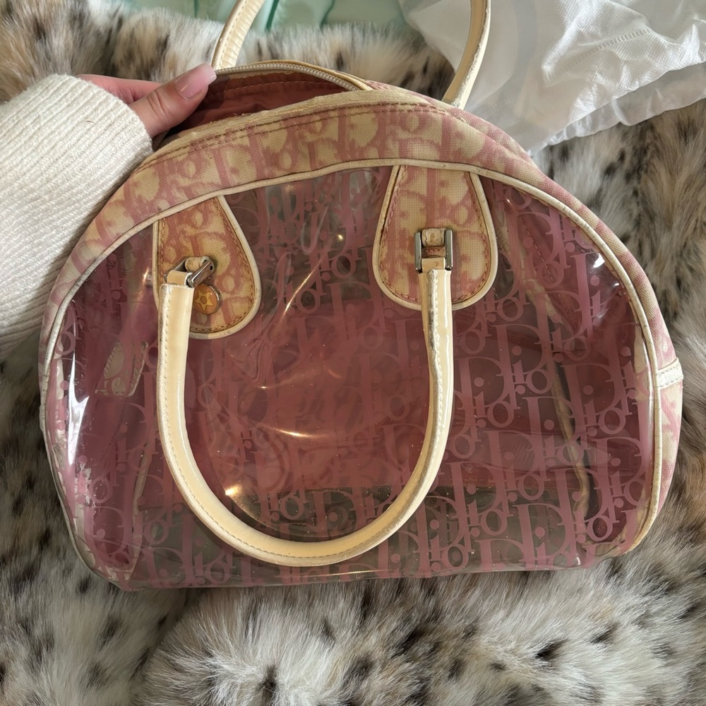 Authentic Pink Dior Rain Bag